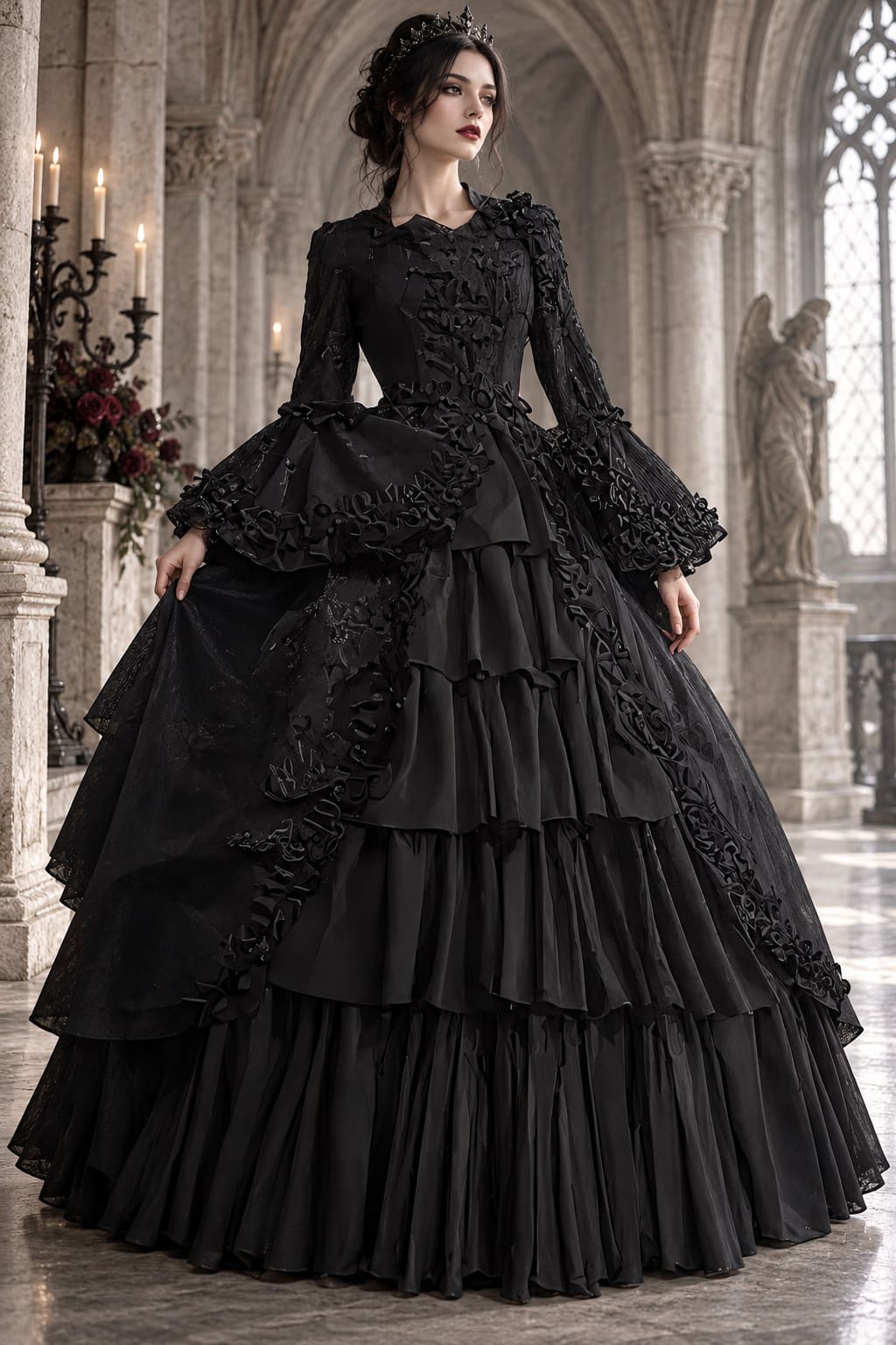 Robe Baroque Gothique - Seraphina