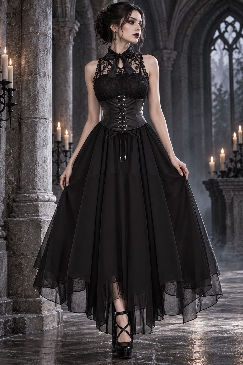 Robe Corset Gothique – Ophelia