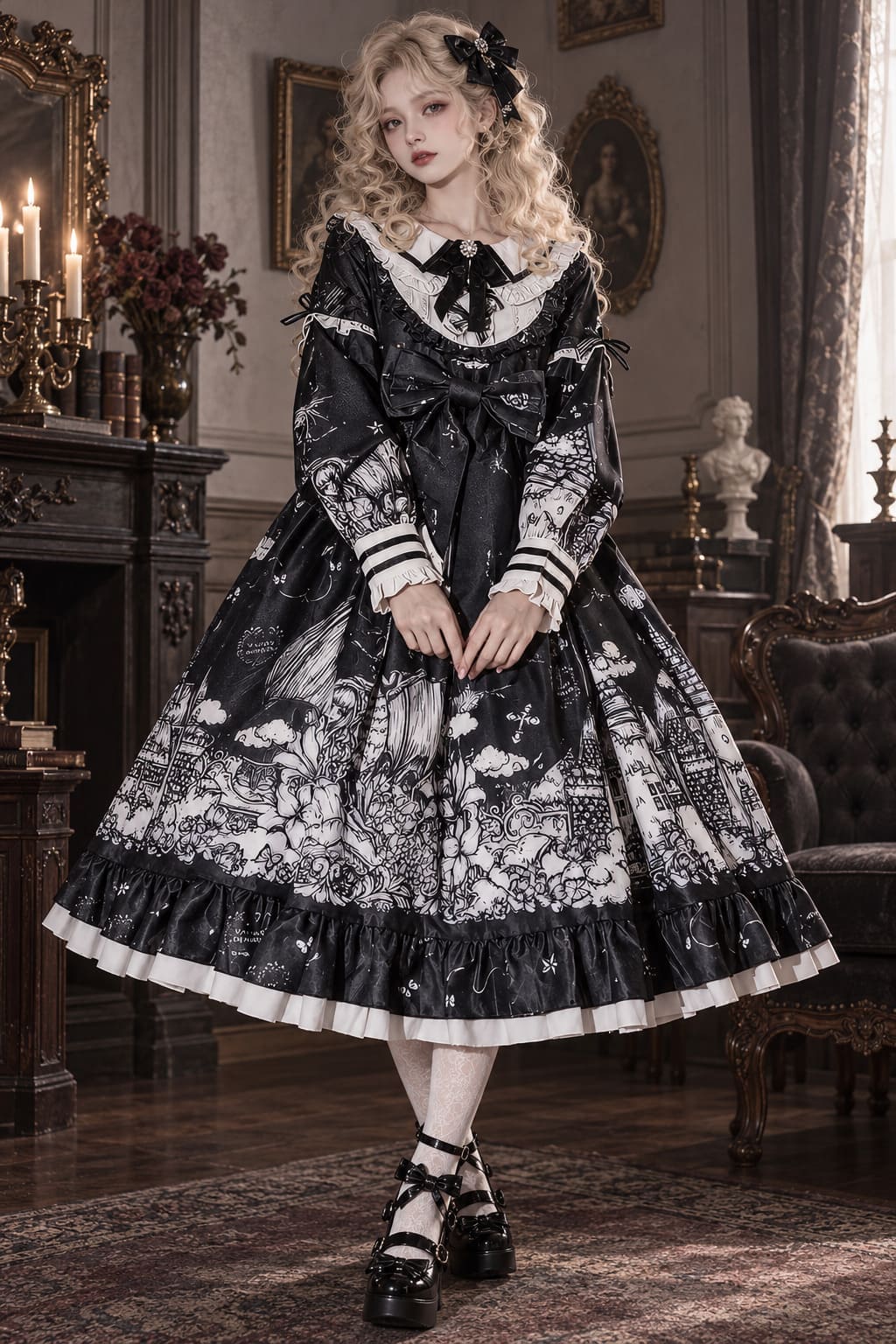 Robe Gothique Lolita Japonaise – Lucinda