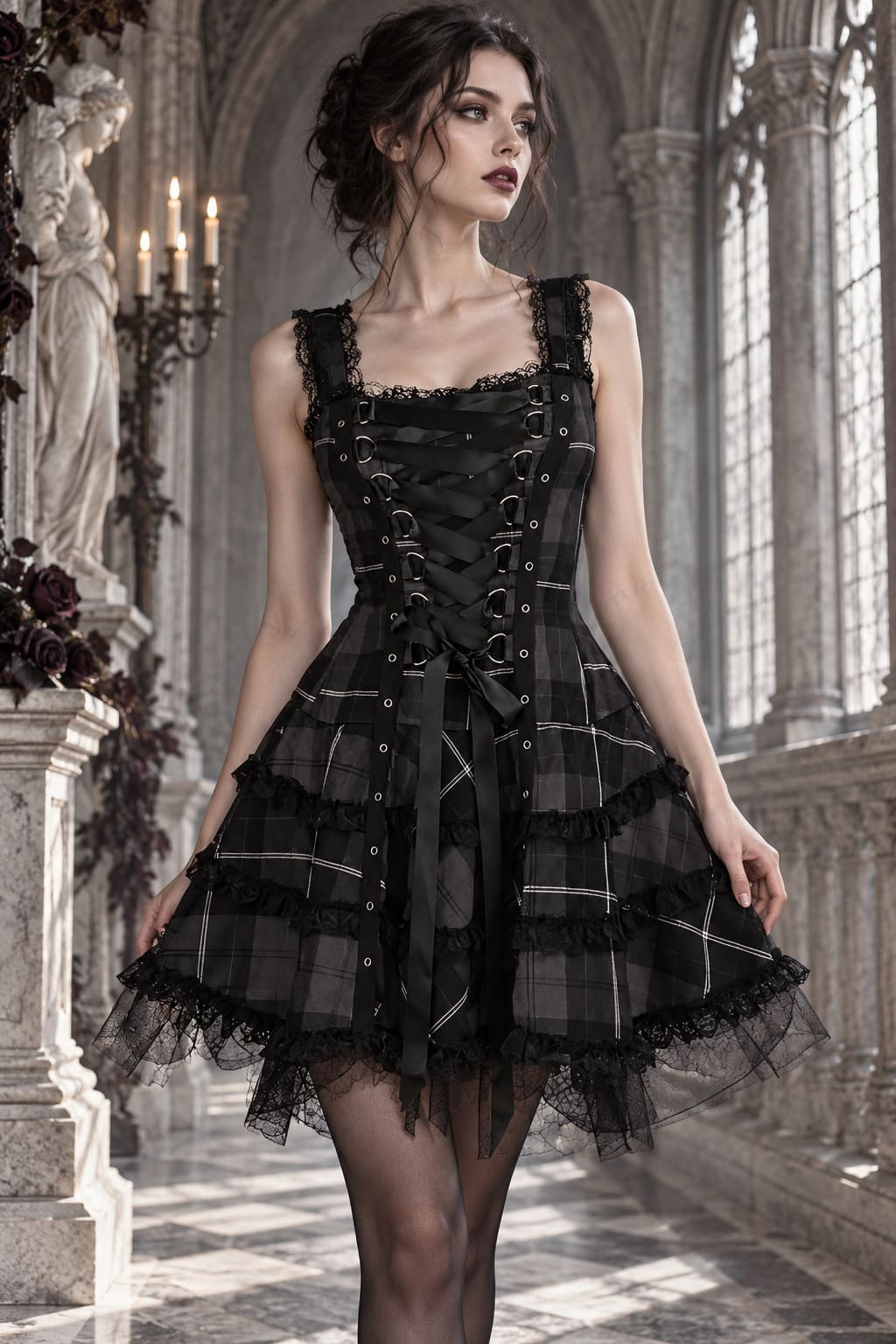 Robe Gothique Punk – Sylvana