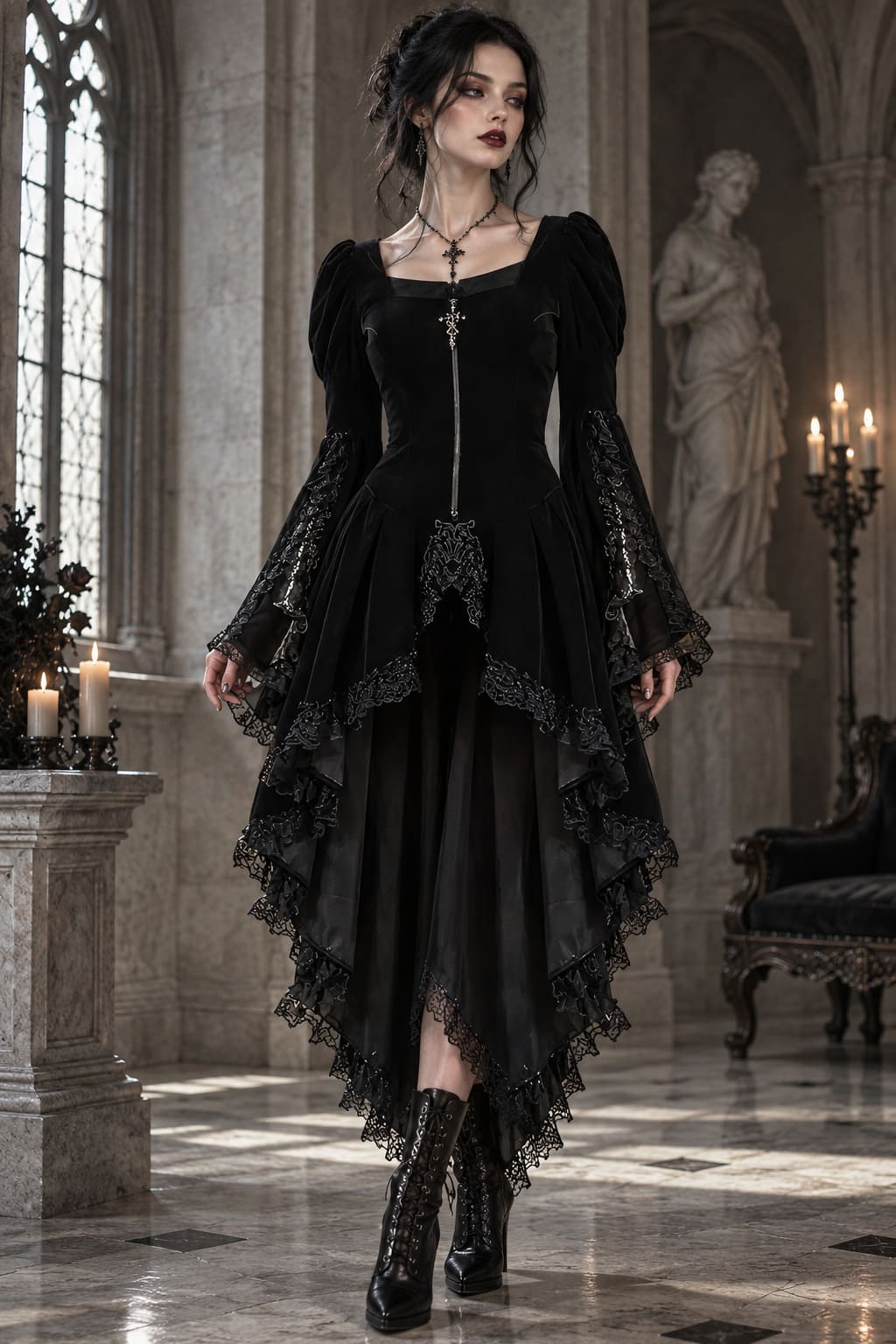 Robe Gothique Style Médiéval – Yseult