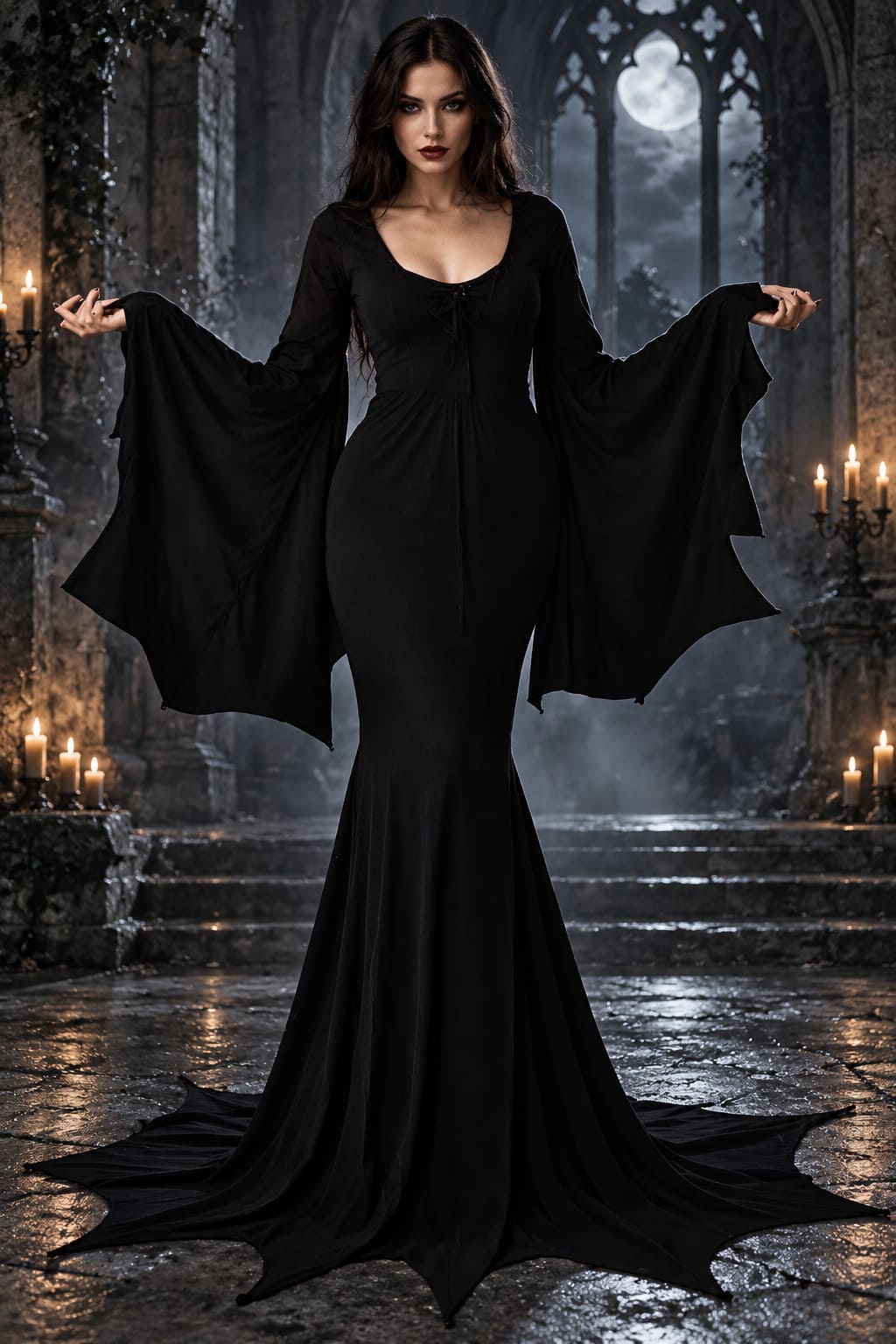 Robe Gothique Vampire – Agatha