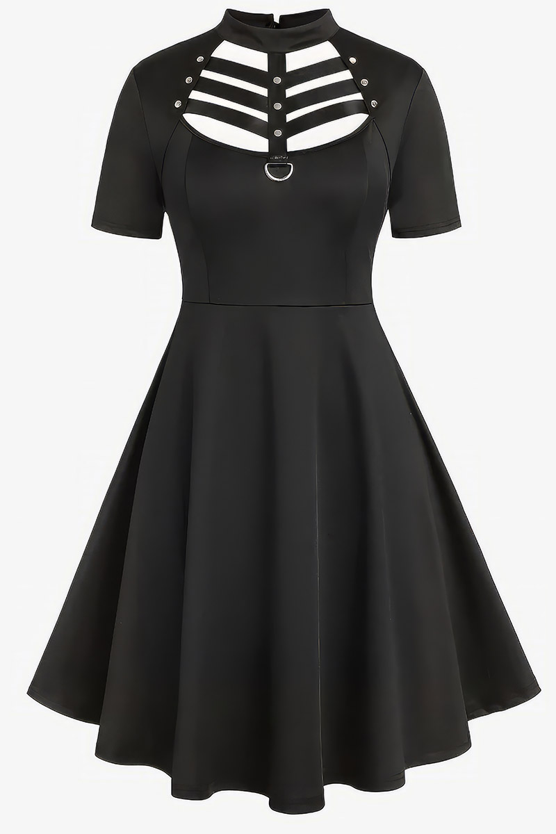 Robe Médiévale Femme Grande Taille - Style Renaissance Gothique Avec Dentelle Et Passepoil - Pour Halloween, Cosplay, Soirée Costumée