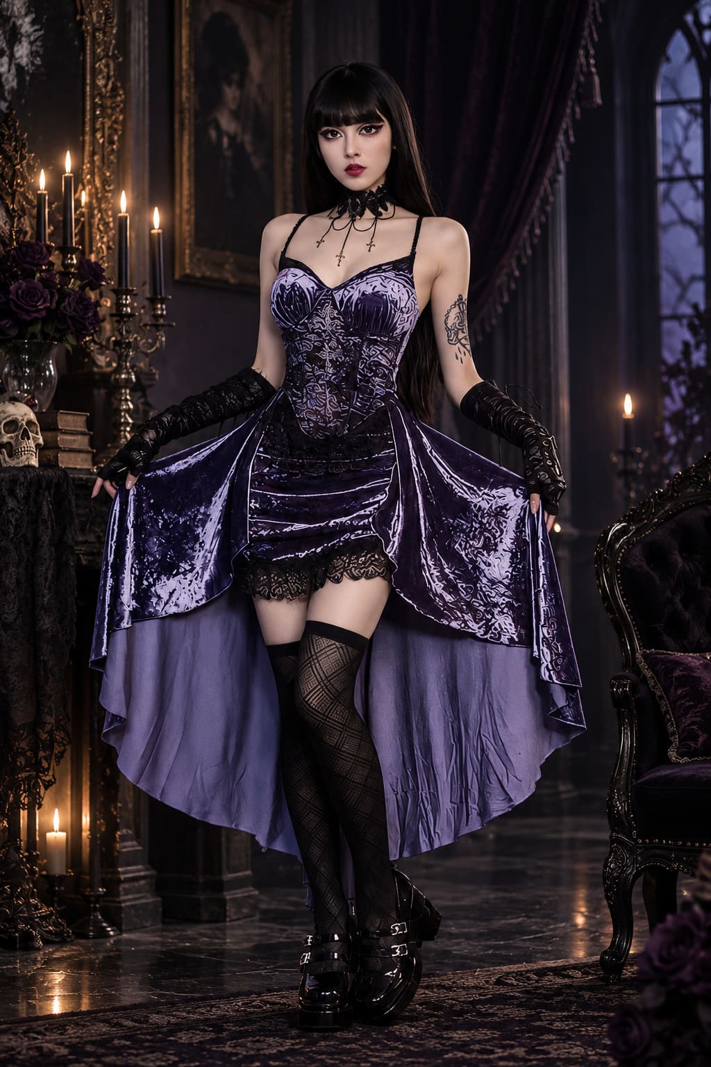 Robe Steampunk Gothique - Xenia