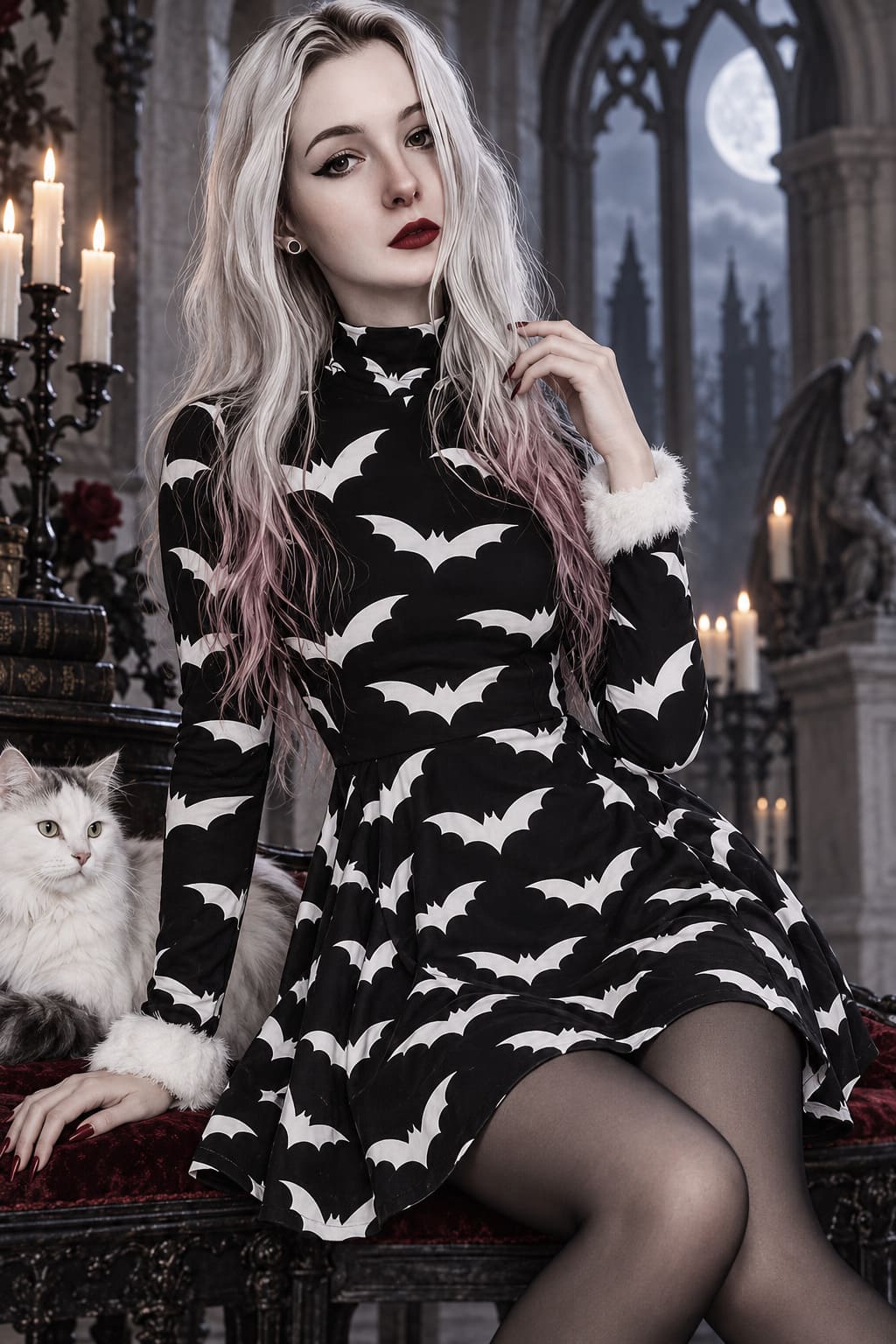 Robe Tunique Gothique Chauve-Souris – Acantha