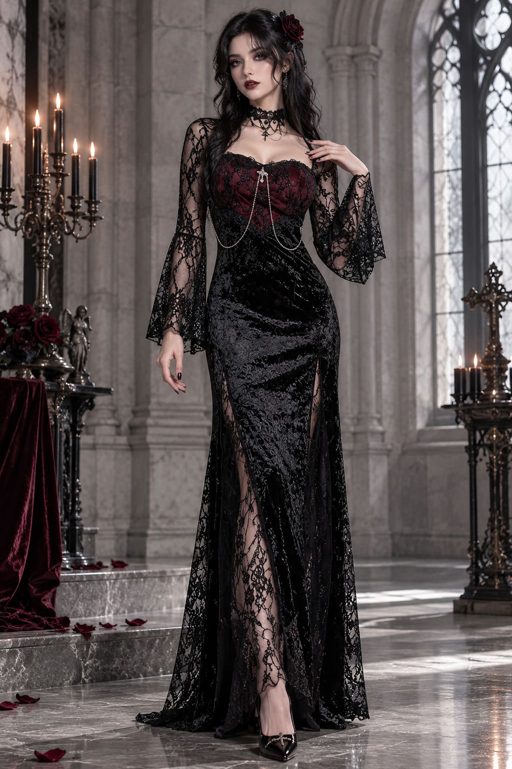 Robe Vintage Gothique – Elysia