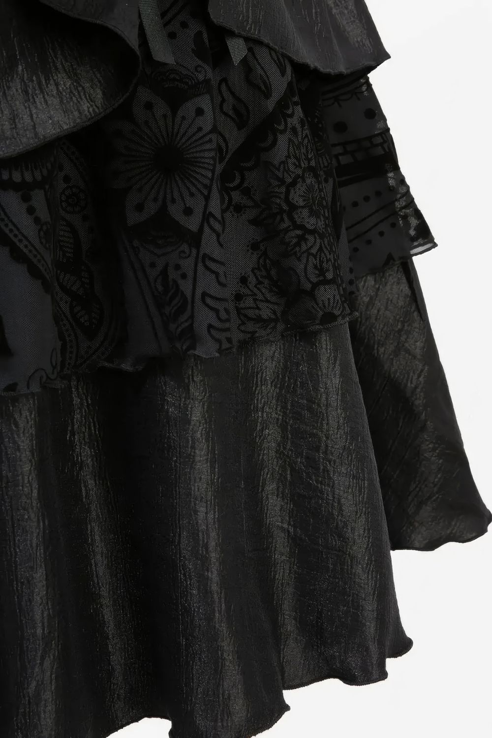 Robe Gothique Volantée Ligne en A – Image 6