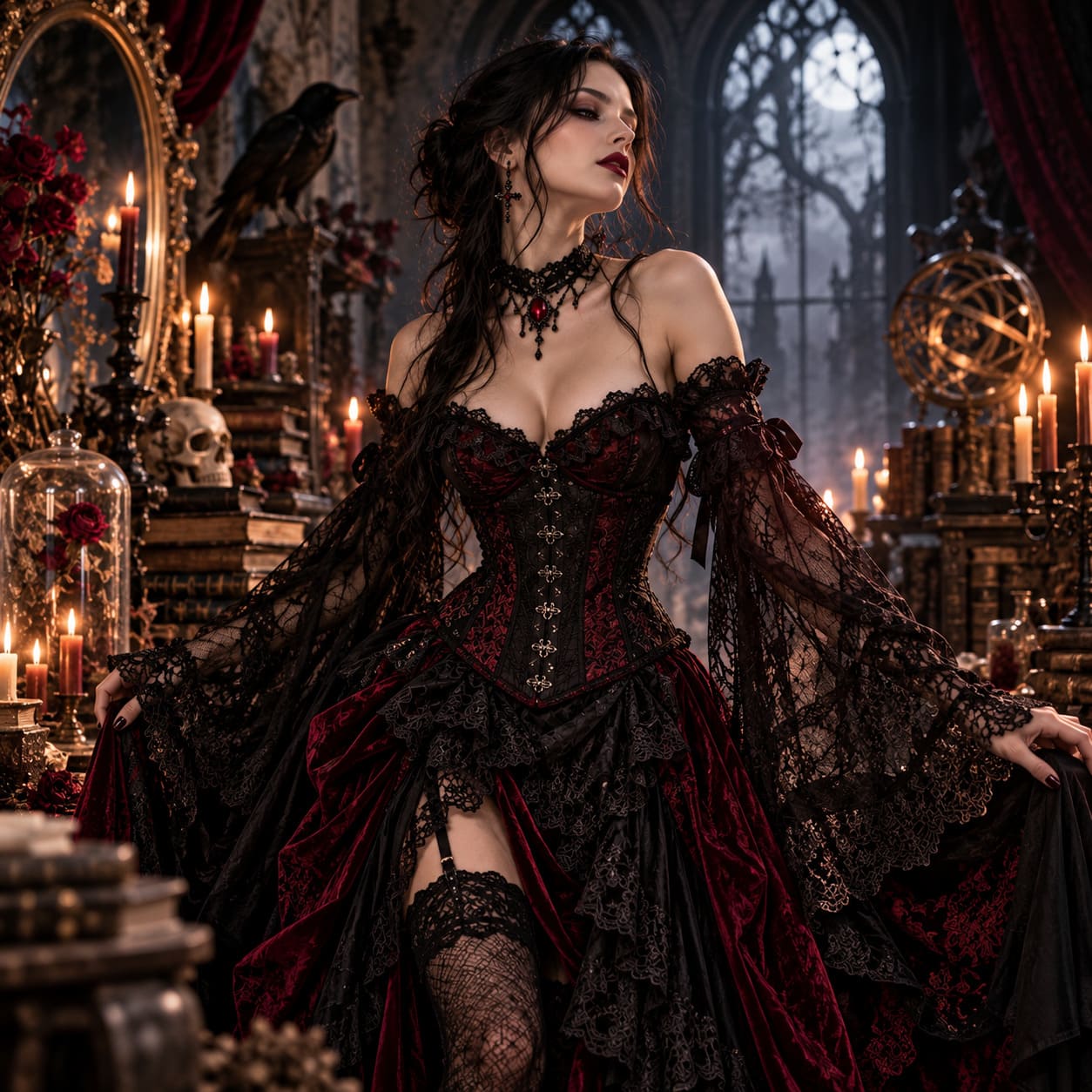 accueil - robe gothique - 4
