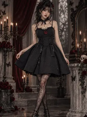 Robe Bustier Gothique – Elvira