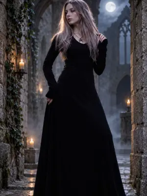 Robe Médiévale Gothique – Rosetta