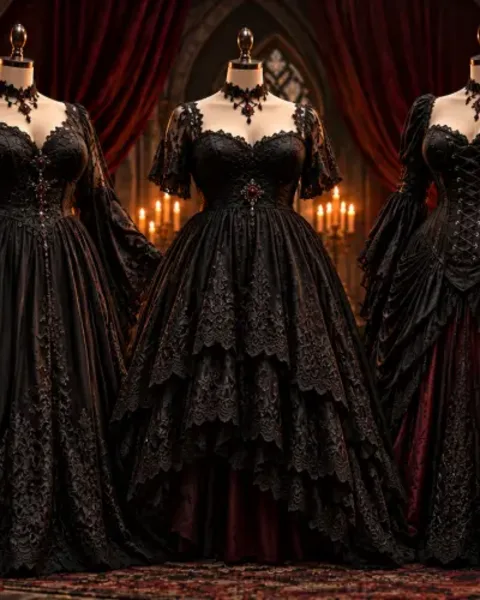 Robes Gothiques de Grandes Tailles