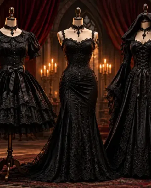 Robes Gothiques Noires